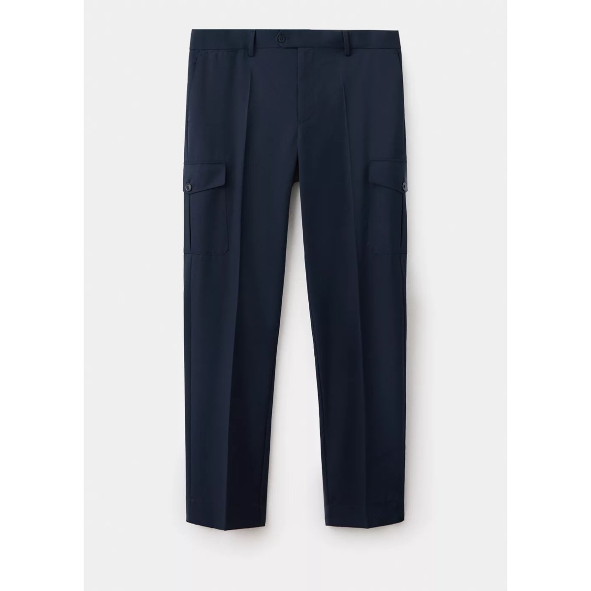 Pantalon regular-fit cargo bleu marine, MANGO MAN