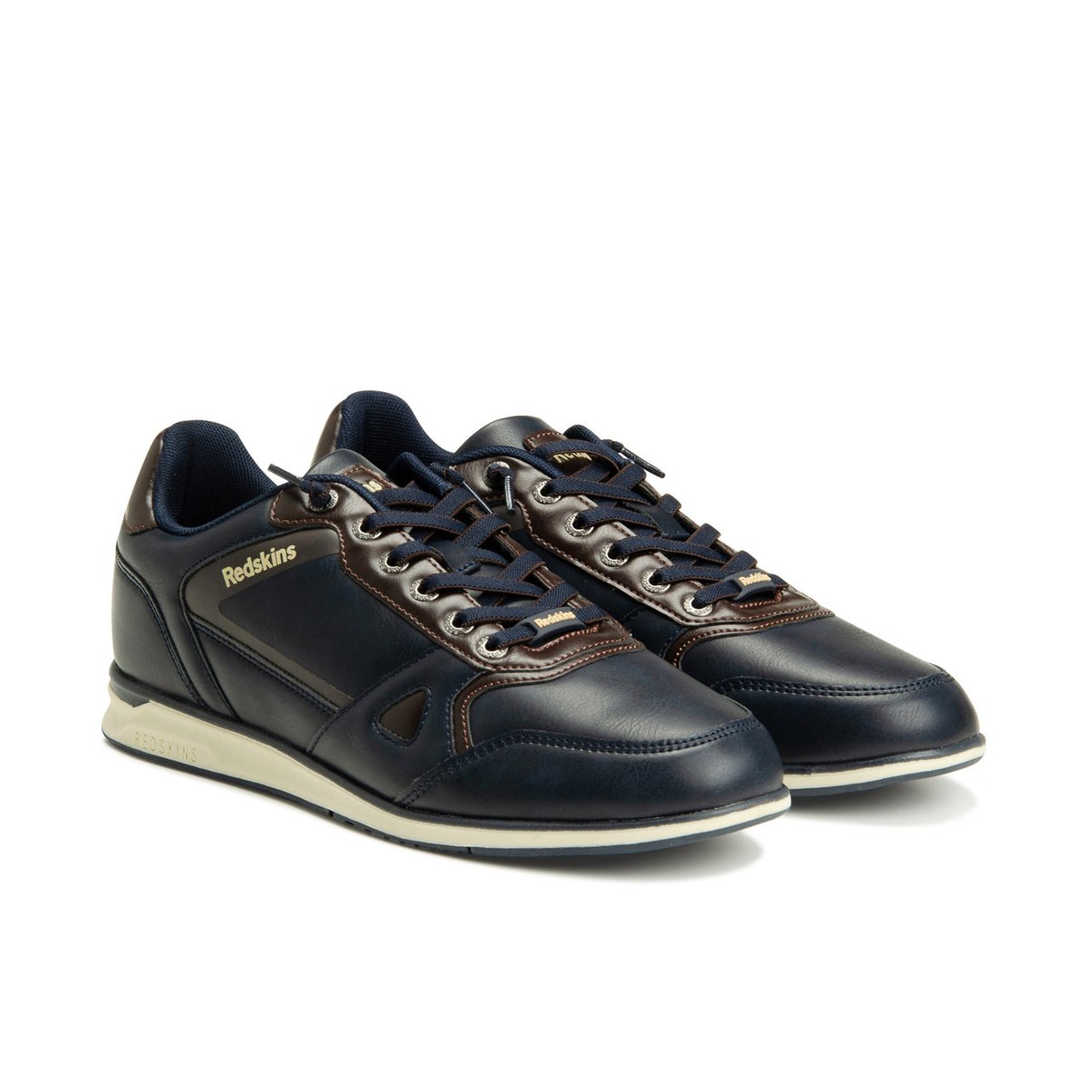 Baskets pu 2BELFAST bleu marine, REDSKINS