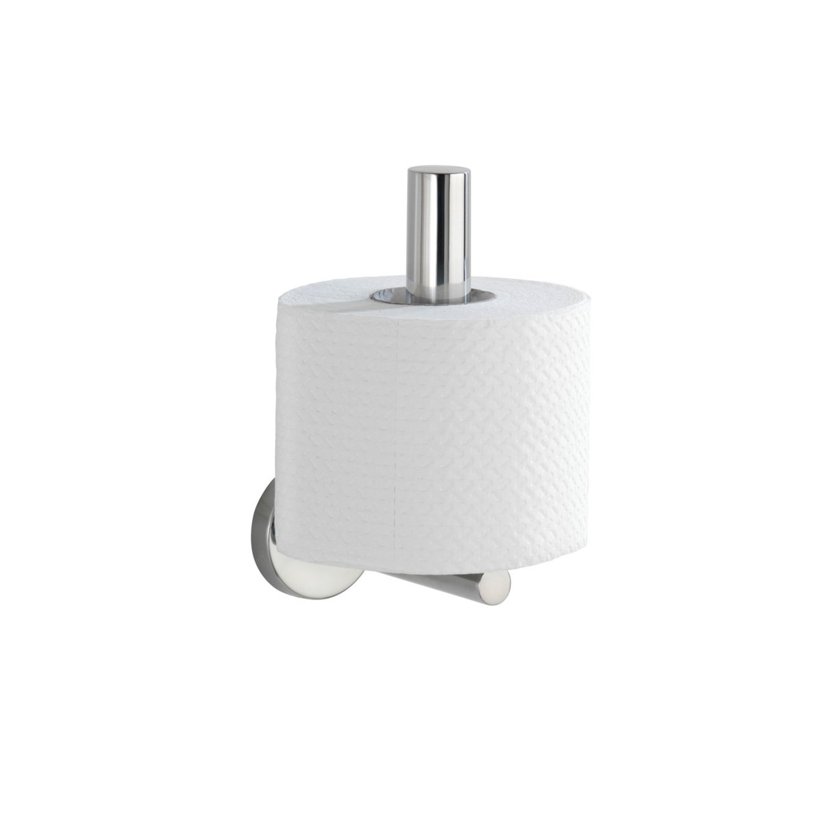 Stockage Rouleau Papier Toilette mural BOSIO chromé brillant, WENKO