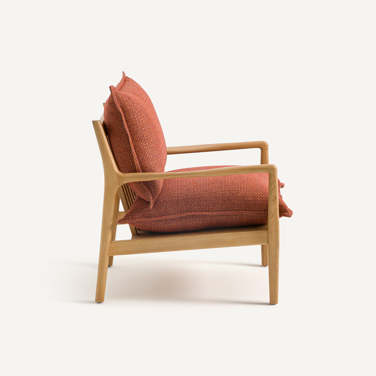 Coussins polypropylène texturé pour fauteuil Dilma tomette, AM.PM