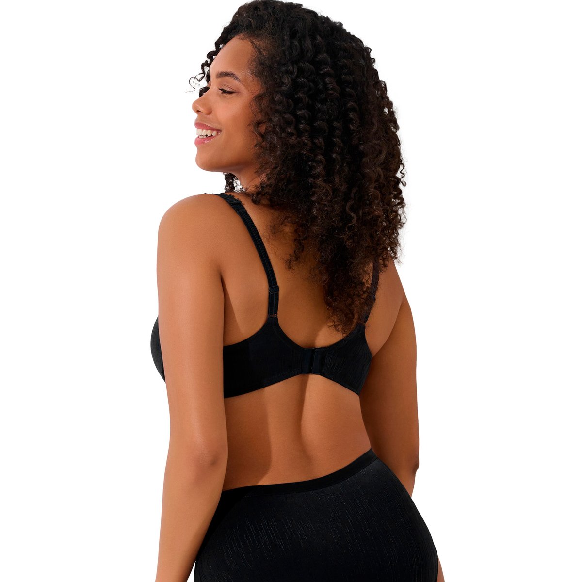 Soutien-gorge armaturé GRACIA F et G noir, LISCA