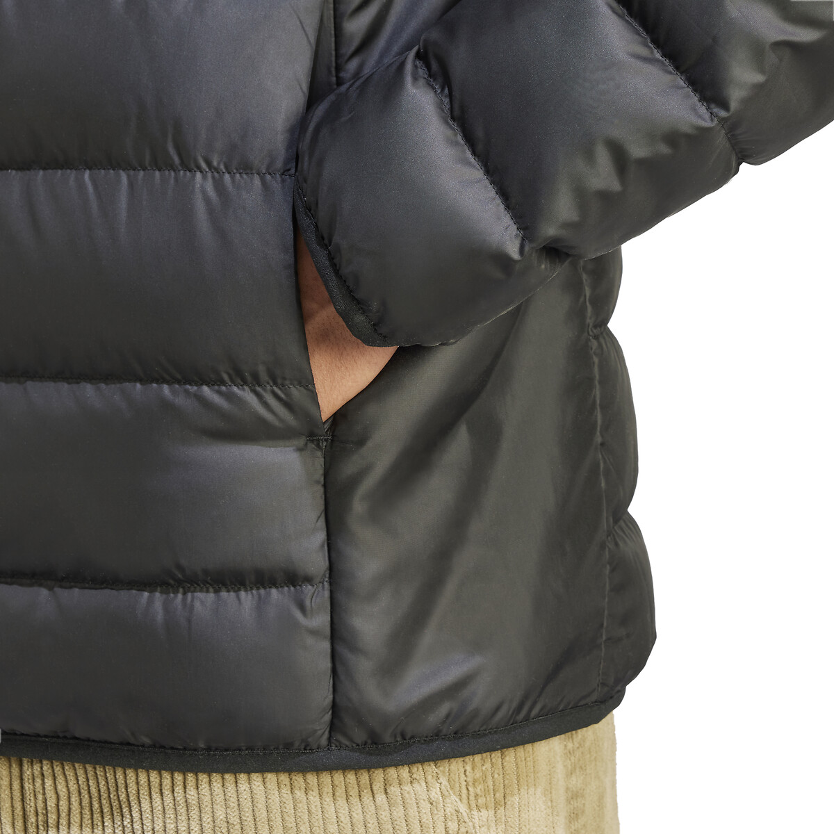 Doudoune light zippée sans capuche Essentials noir, adidas Performance