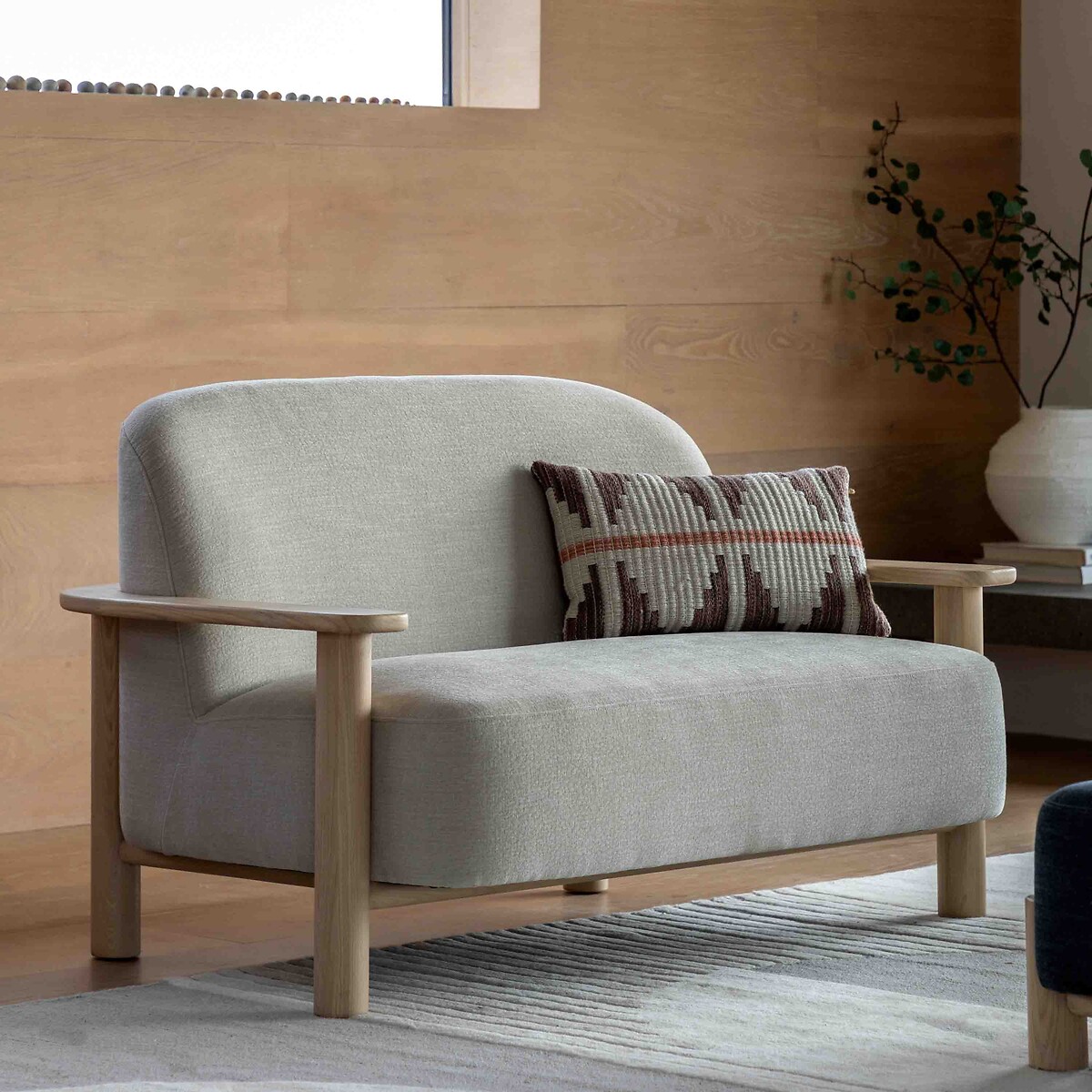 Huxley Velvet Chenille 2-Seater Sofa dusty, ÉDITÉ