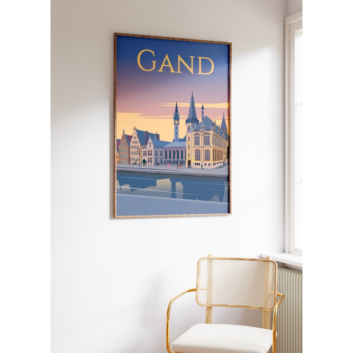 Affiche ville Gand blanc, L'AFFICHERIE