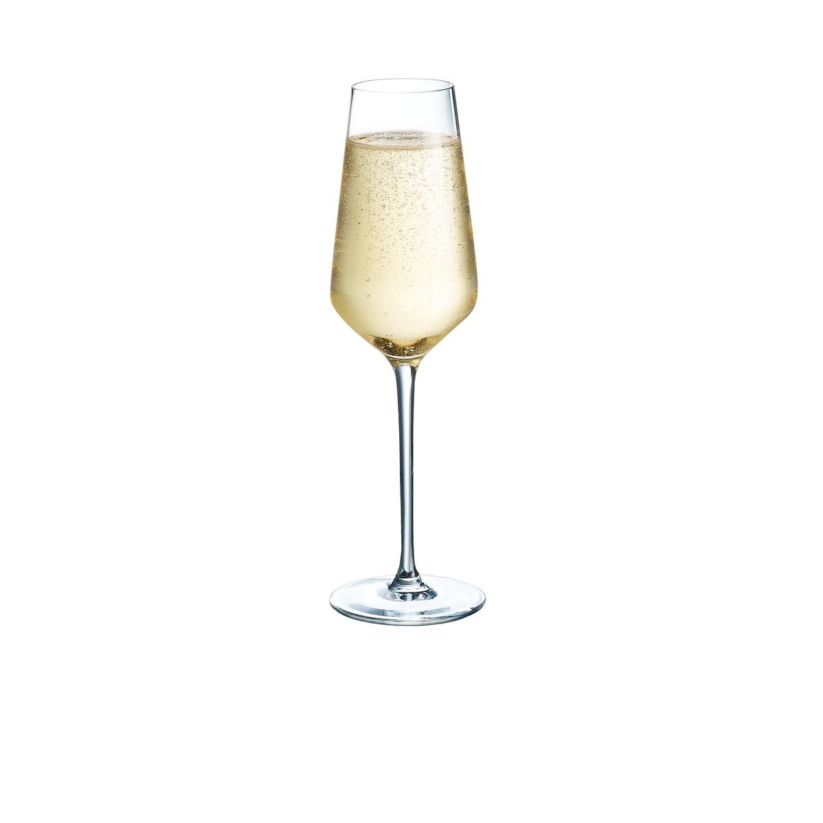 4 flûtes 21 cl -ULTIME transparent, CRISTAL D ARQUES