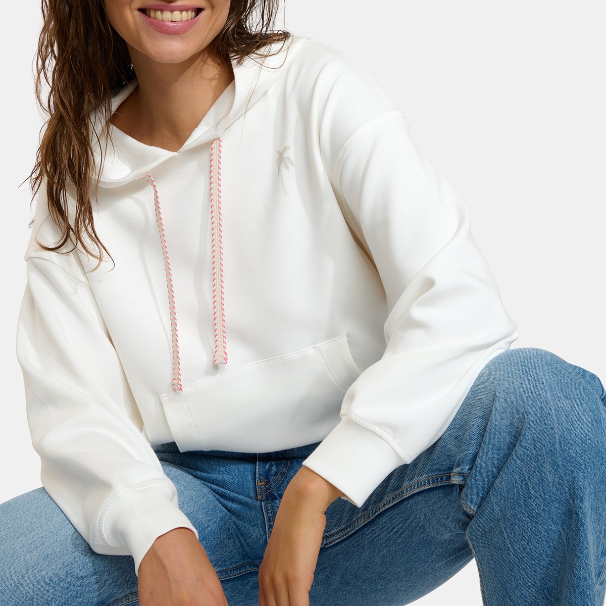 Sweatshirt Jexa - BAYJOY blanc, BANANA MOON
