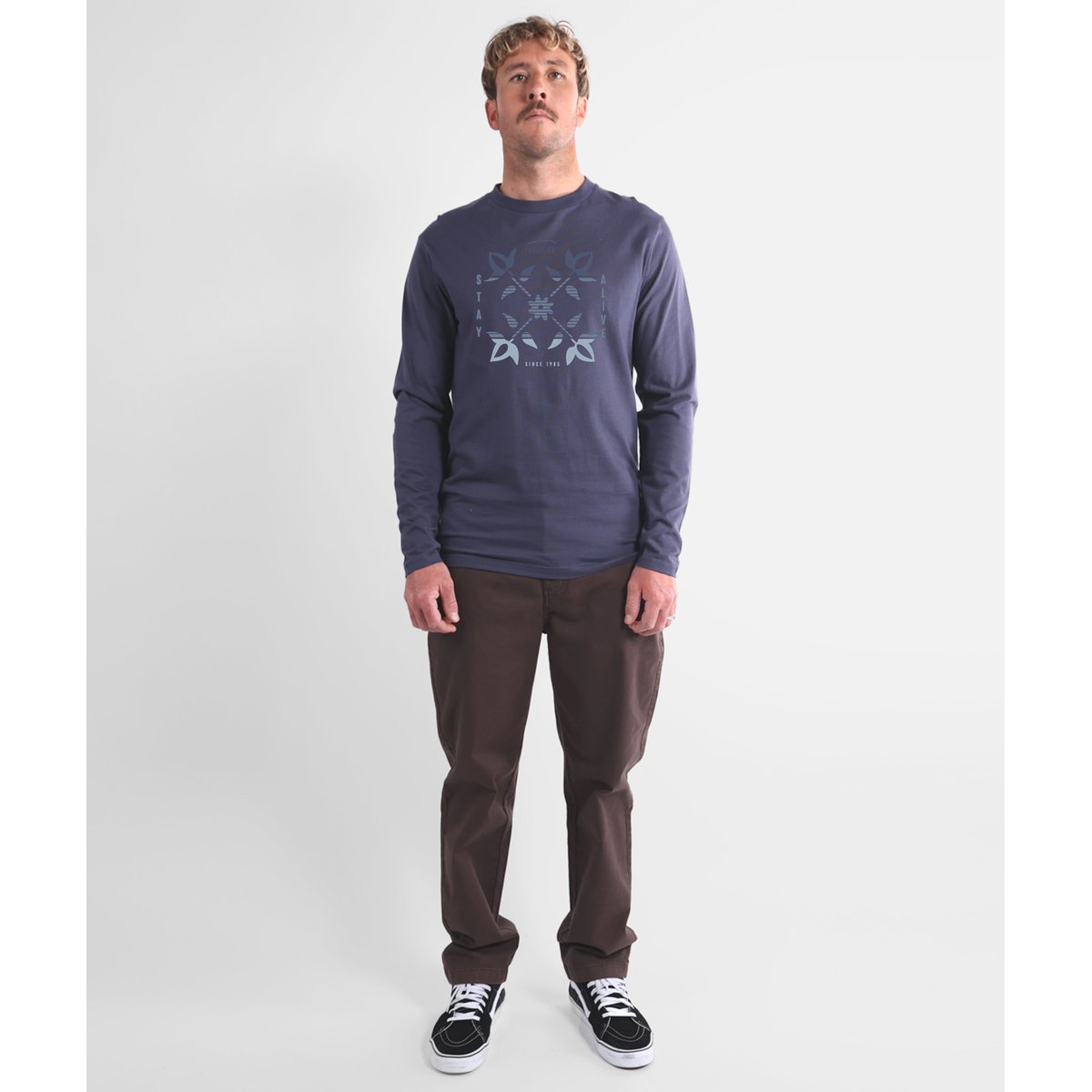 Tee-shirt manches longues eco CROSS dusk, OXBOW