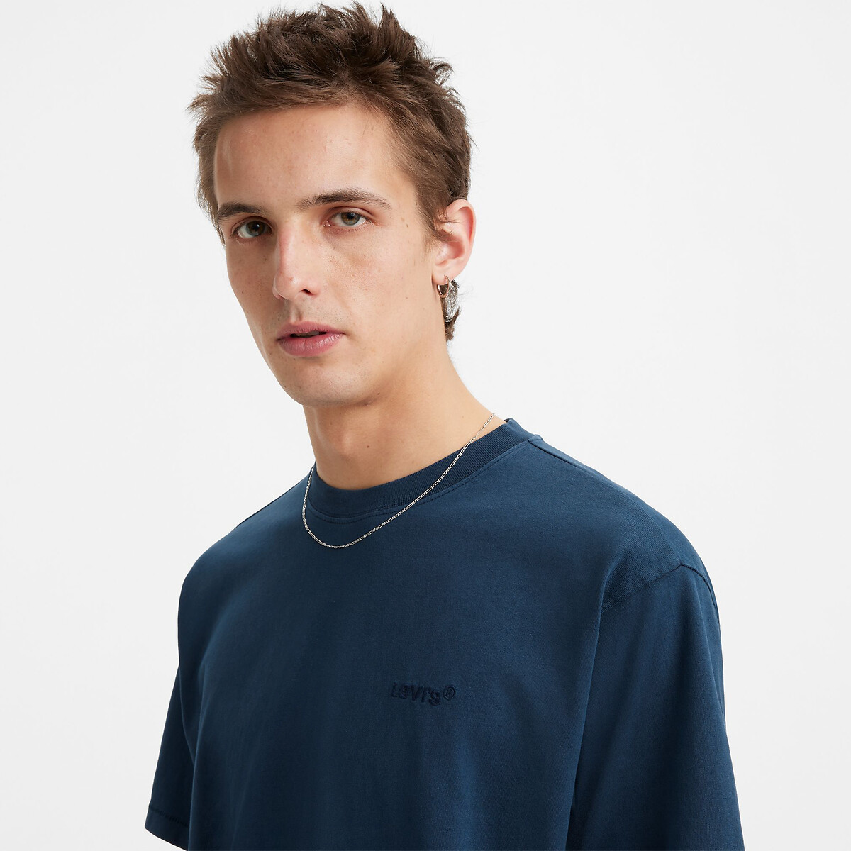 T-shirt met ronde hals marineblauw, LEVI'S