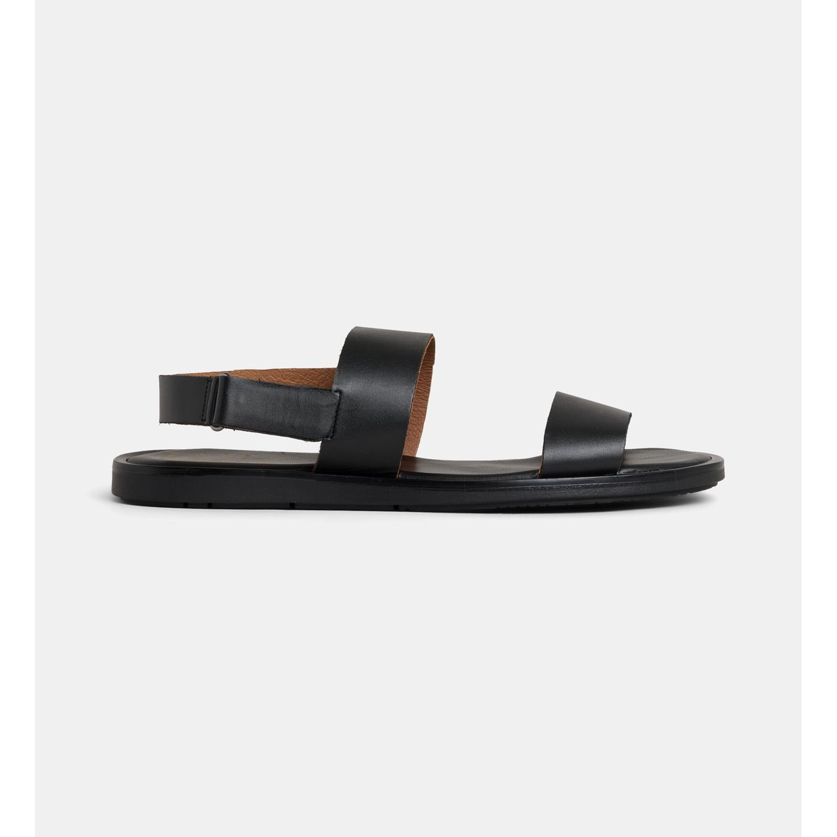 Sandales nahel cuir noir, COMPTOIR GL