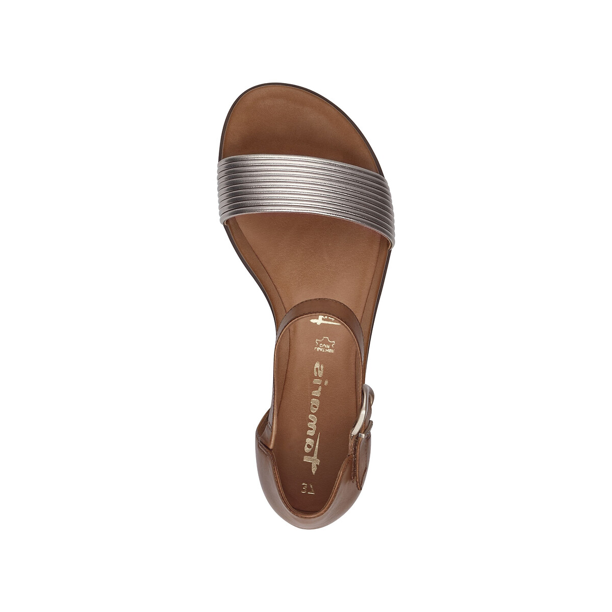 Keilsandaletten cognac, TAMARIS