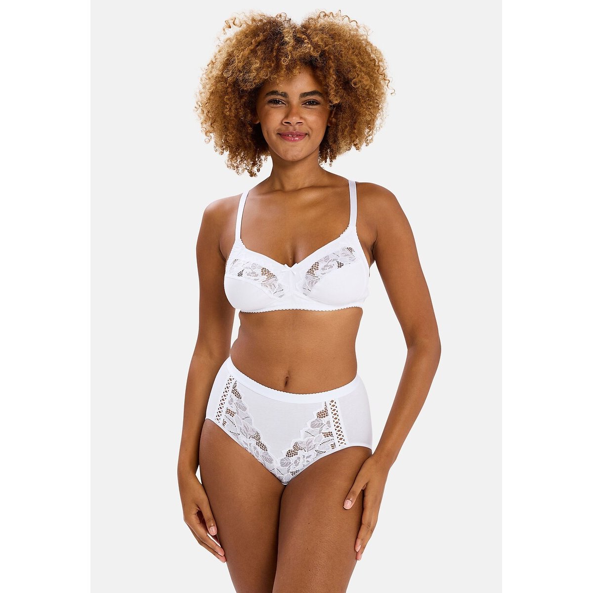 Cotton D'Arum Maxi Knickers white, SANS COMPLEXE