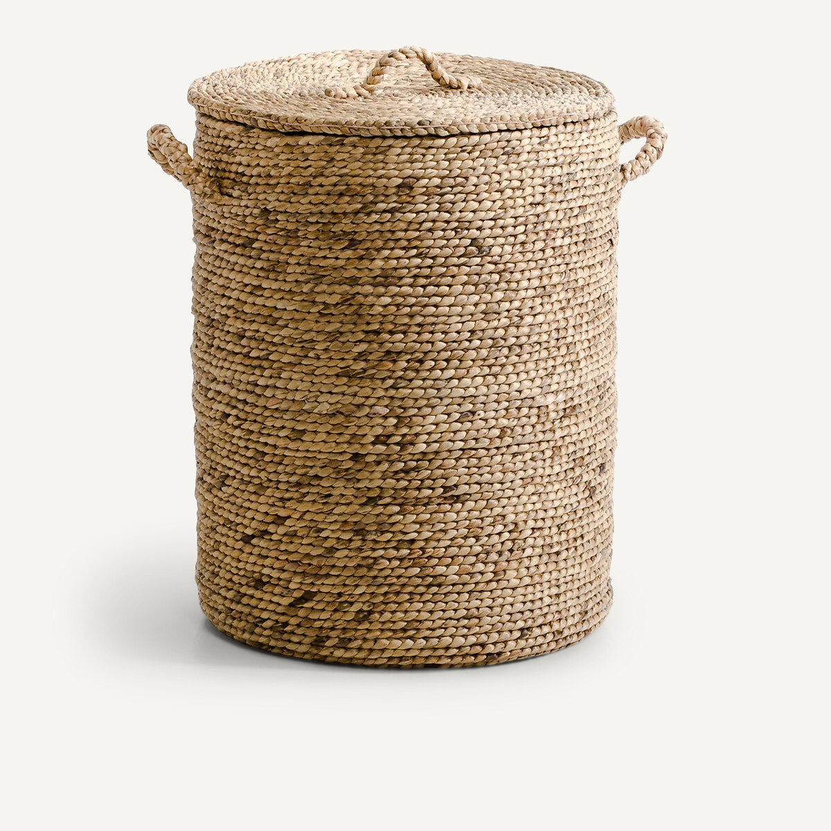 Ronde mand in waterhyacint H60 cm, Lian naturel, AM.PM