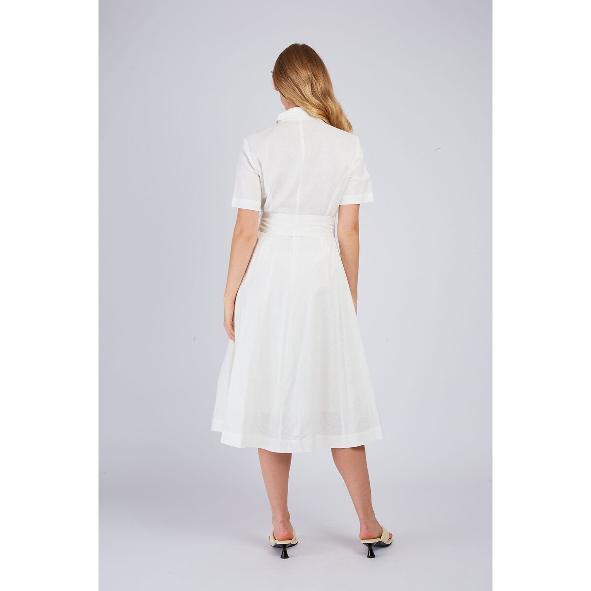 Camelia Mid-Length Dress white, DERHY