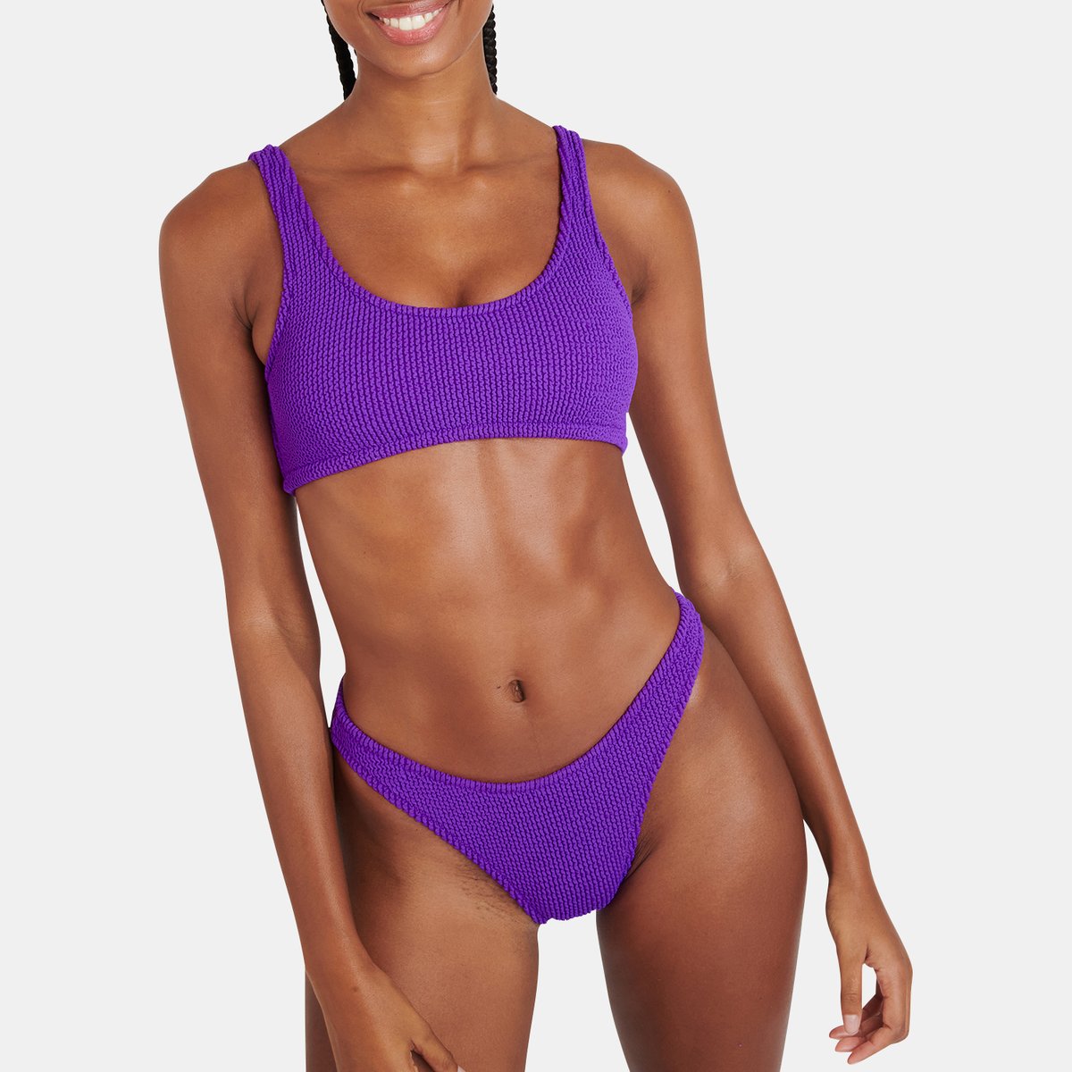 Bas de maillot culotte Naida - POPCORN prune, BANANA MOON
