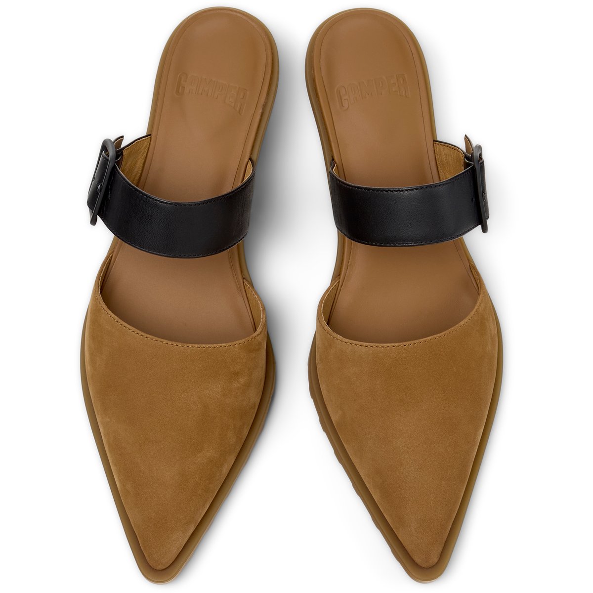 Mules Cuir ANITA marron moyen, CAMPER
