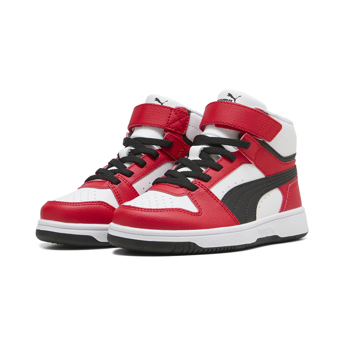 Baskets montantes REBOUND SLAM MID blanc/rouge, PUMA