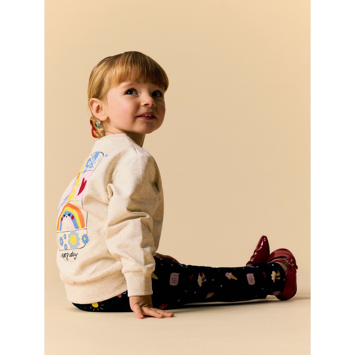 Sweat-Shirt blanc - peyote melange1, NAME IT