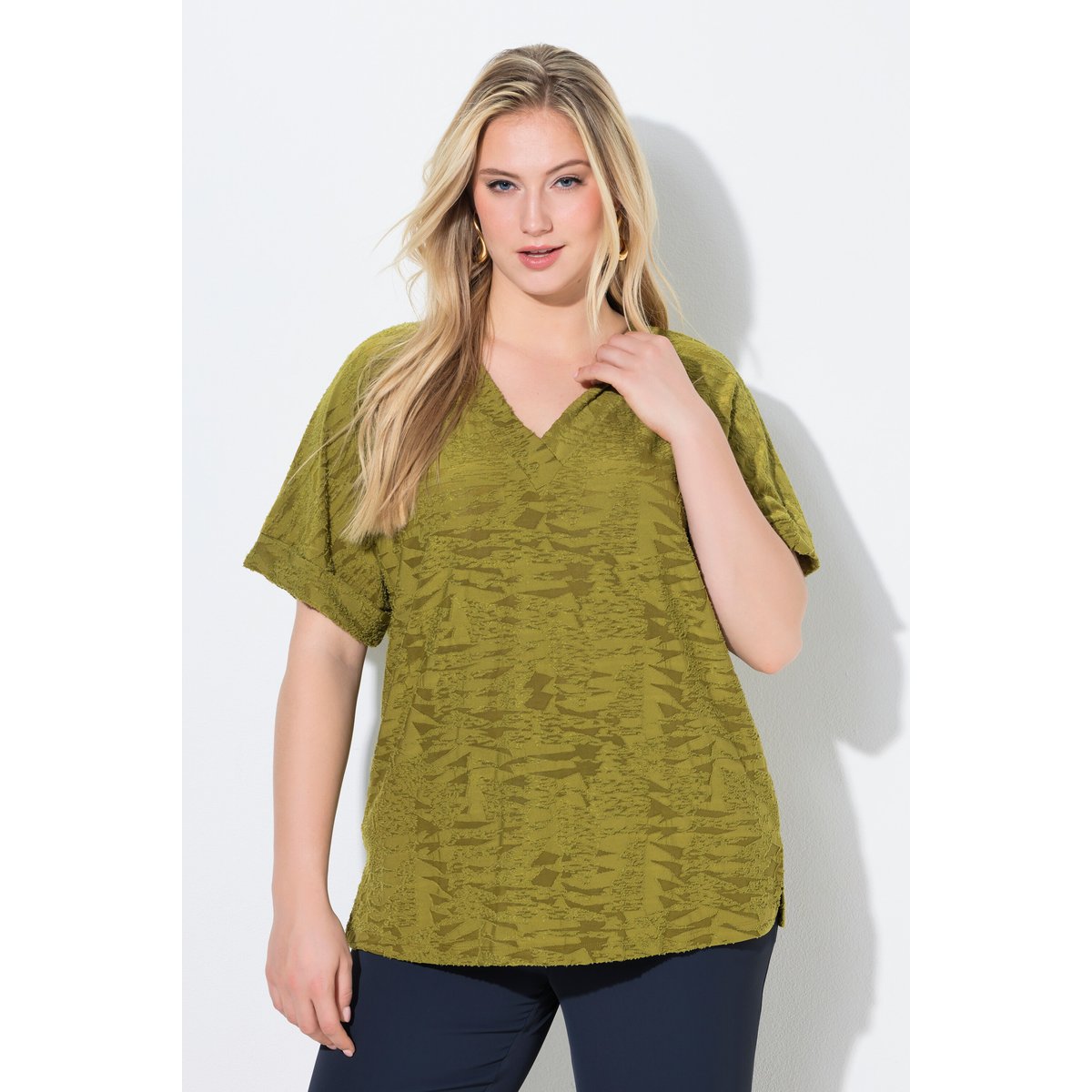 T-shirt oversize vert, ULLA POPKEN