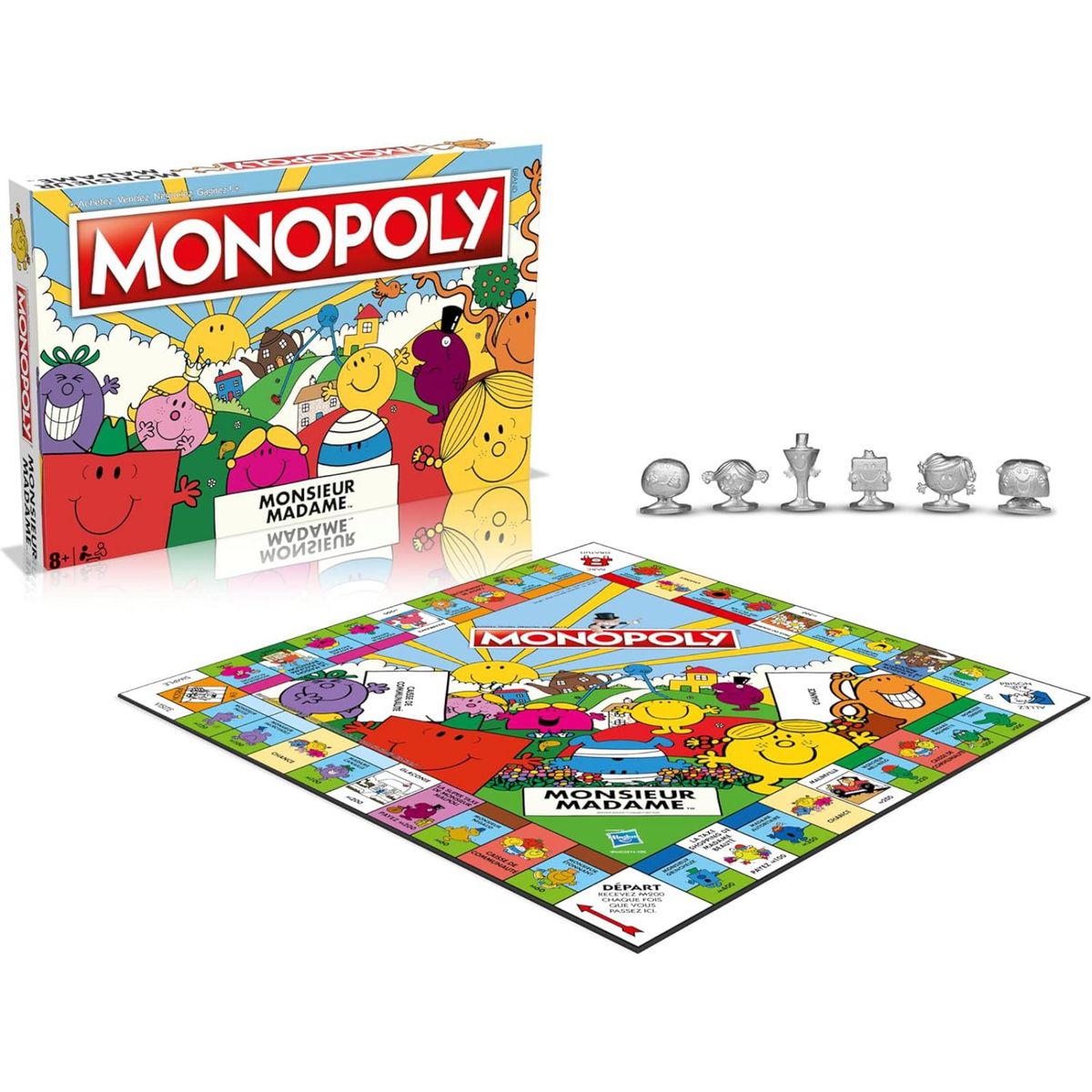 MONOPOLY MONSIEUR MADAME NOUVEAUTE couleur unique, WINNING MOVES