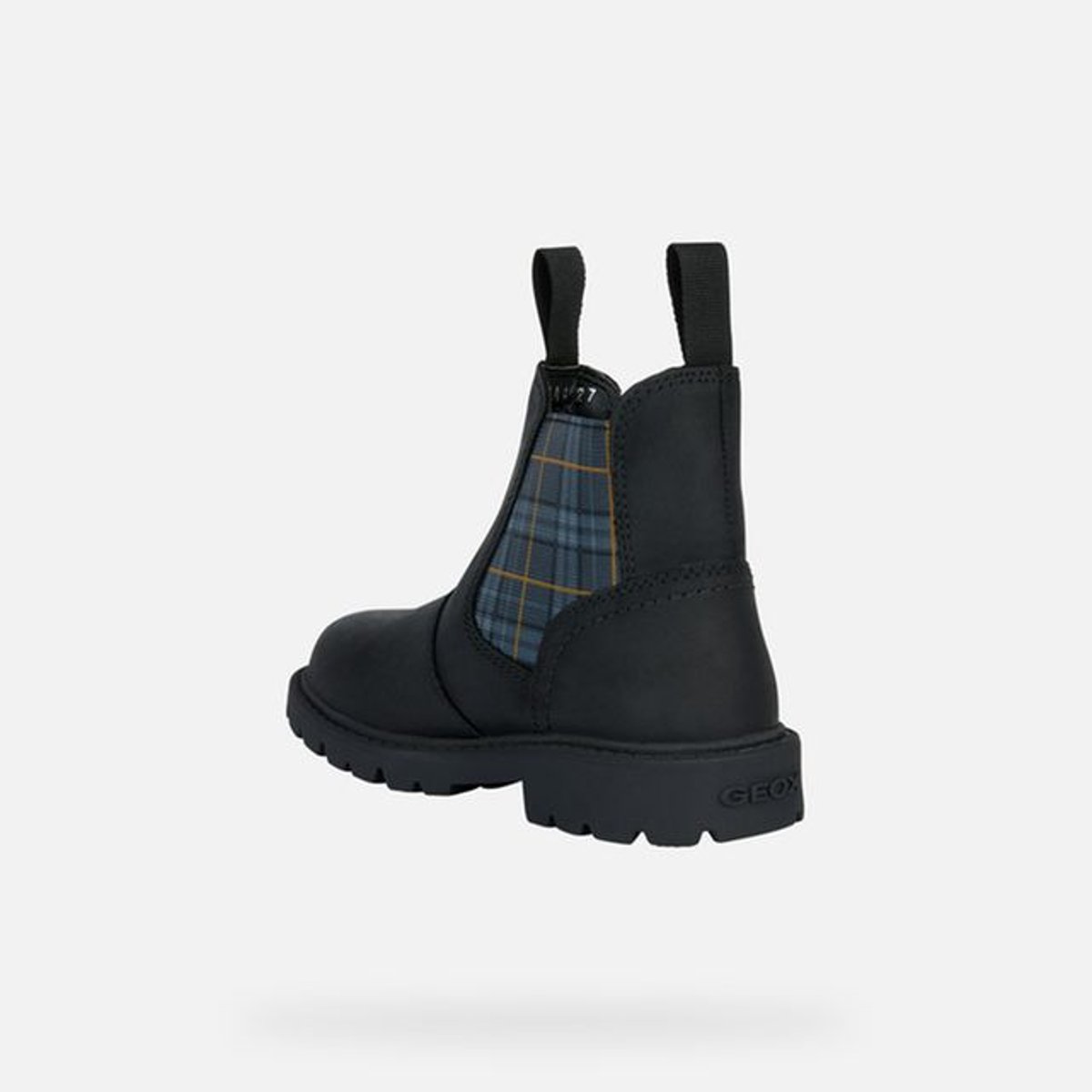 Bottines  J SHAYLAX noir/jaune foncé, GEOX