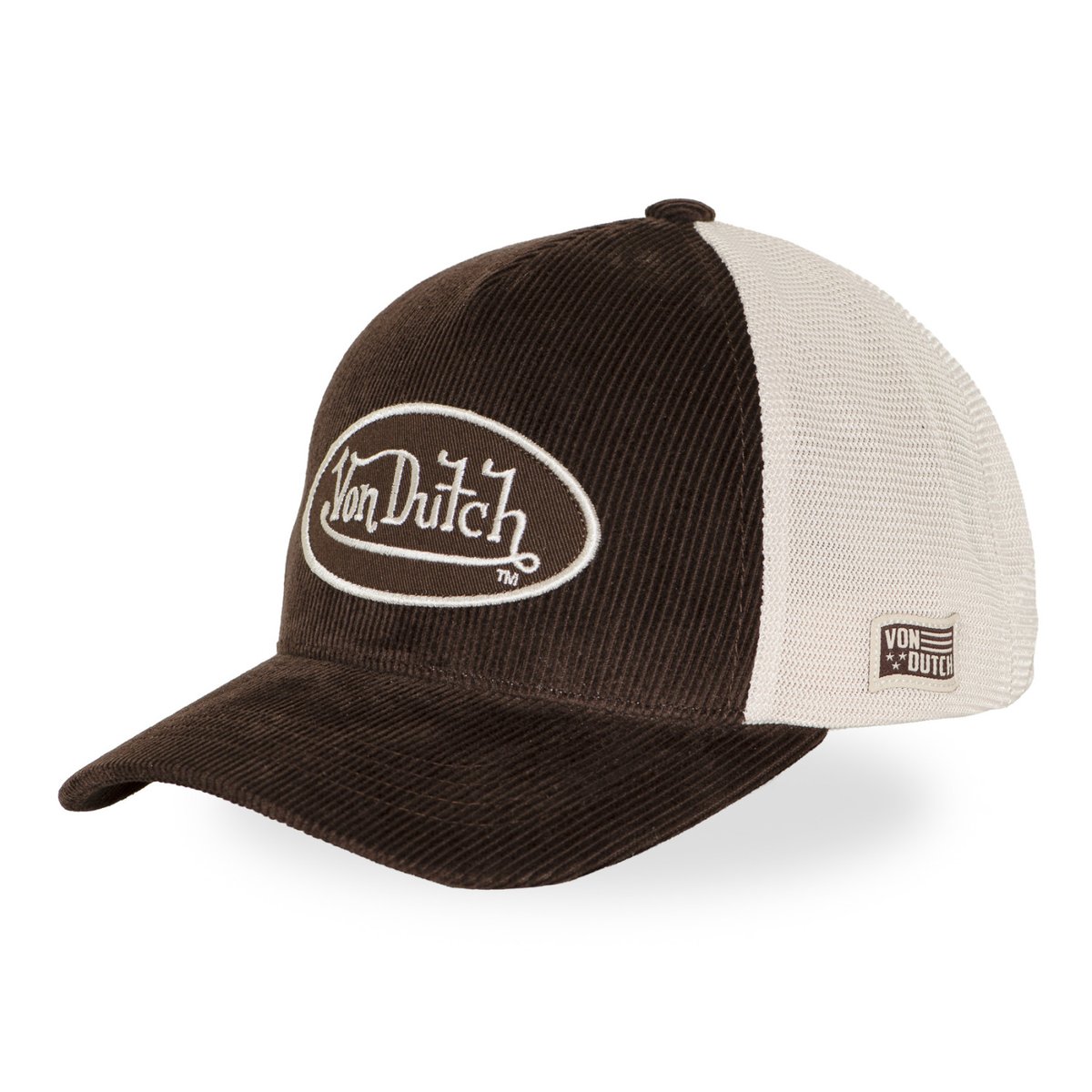 Casquette trucker LOFb marron/beige, VON DUTCH