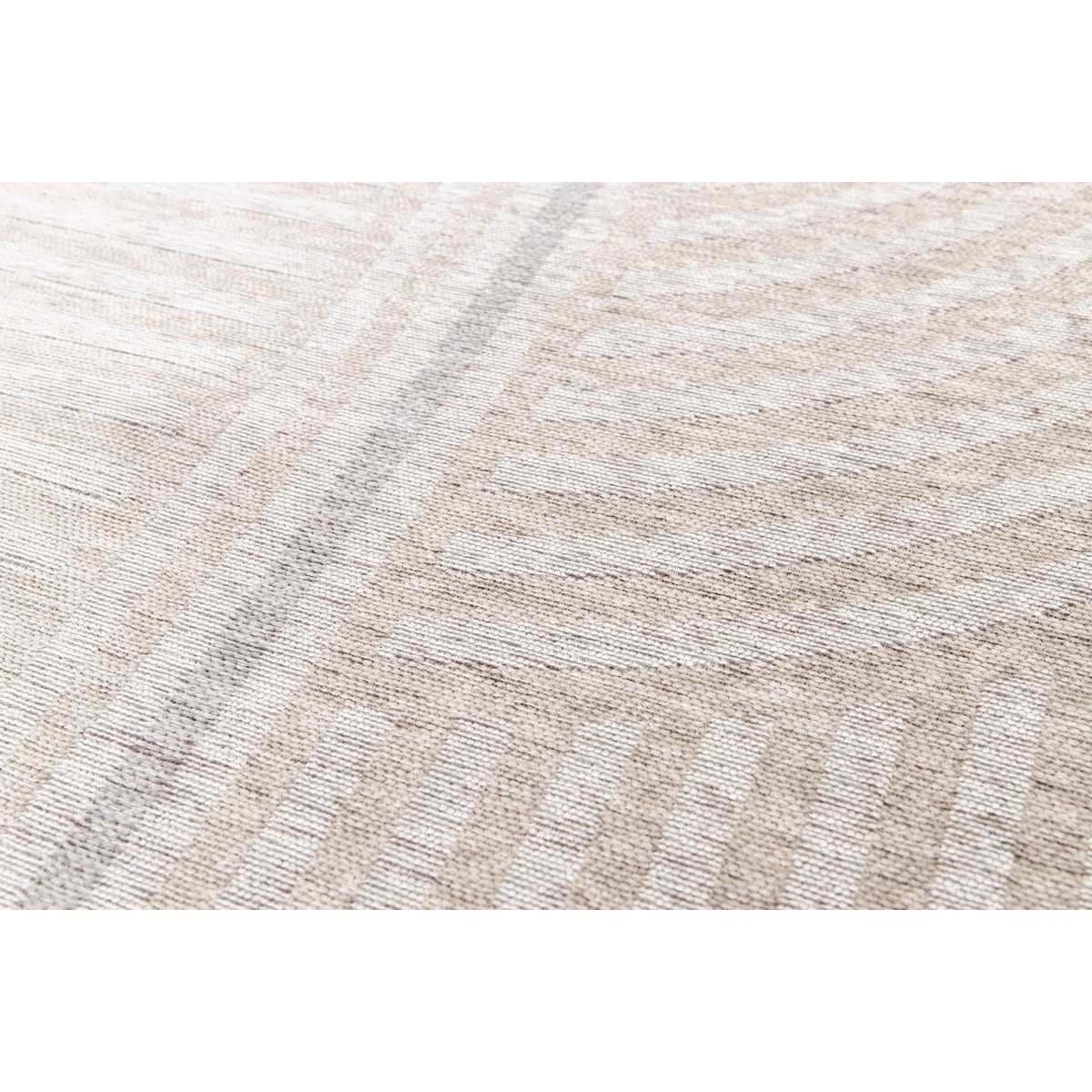 Tapis intérieur extérieur en fibres recyclées BASILE beige sable, AFK LIVING