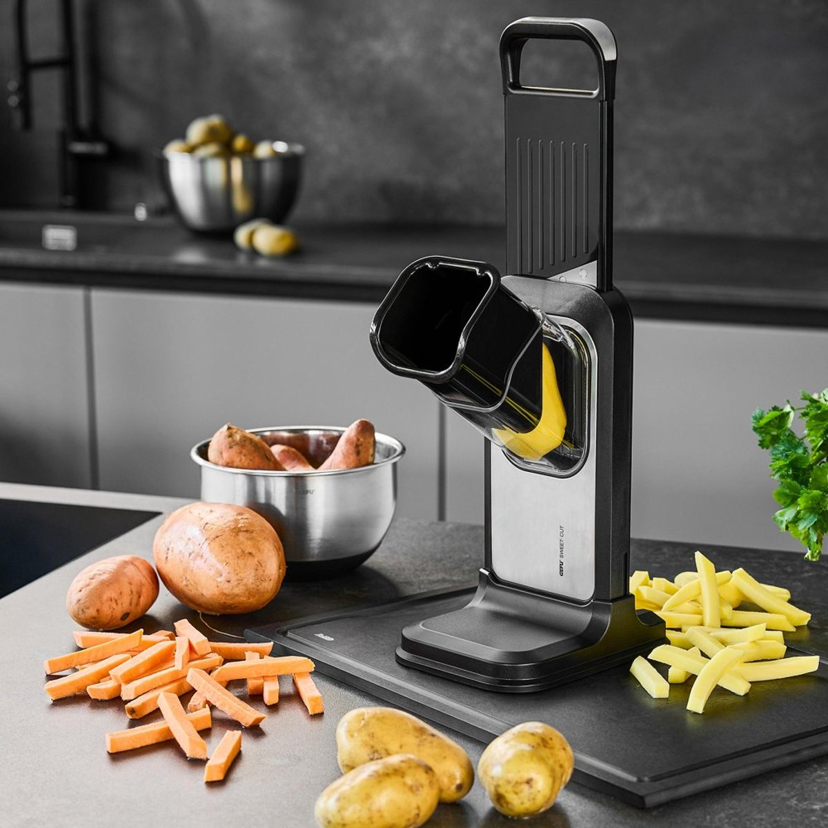 Mandoline verticale Sweet noir, GEFU