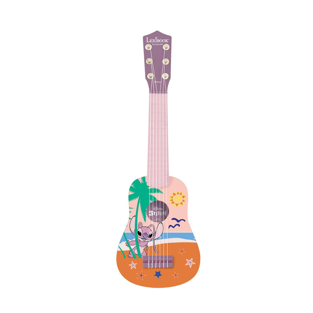 Ma Première Guitare Angel Stitch rose, LEXIBOOK