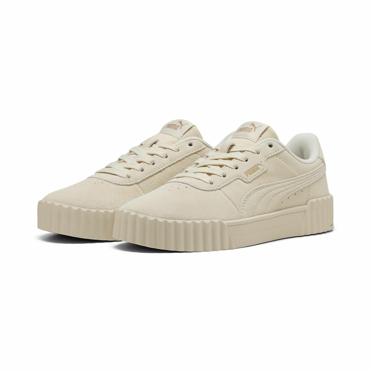 Baskets cuir Carina 3.0 ecru, PUMA