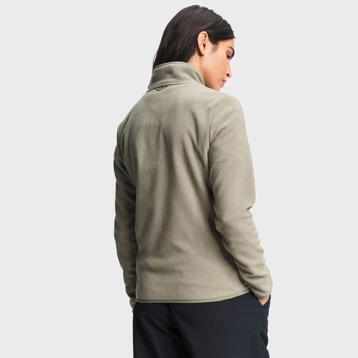 Veste polaire col montant fermeture éclair T-KIT amande, AIGLE