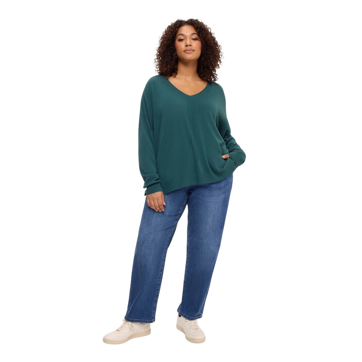 Jean jogger avec cordon de serrage bleu, FIORELLA RUBINO