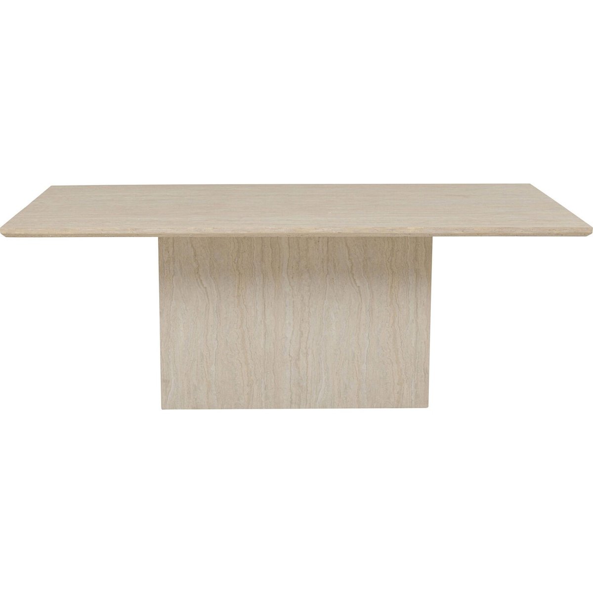 Table imitation pierre, TRAVERTINO beige, KARE DESIGN