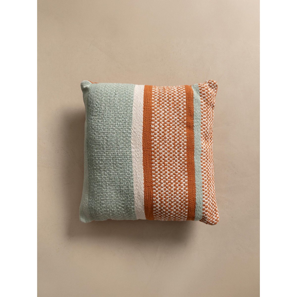 Coussin 100% Coton Rayures -PISCO multicolore, KENAY
