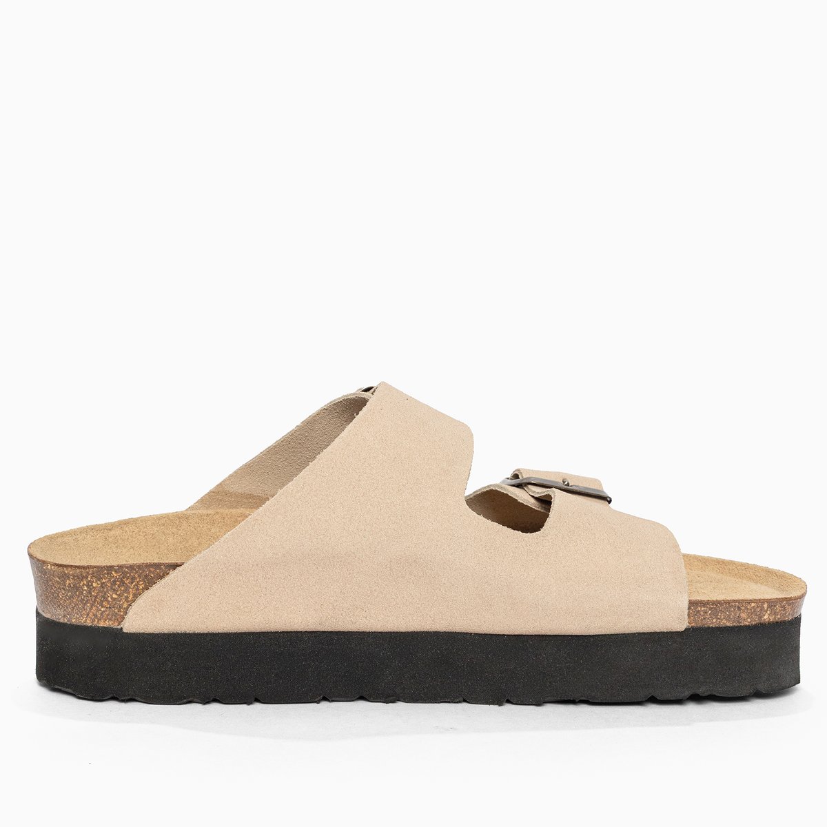 Sandales en cuir suedé JAPET beige, BAYTON