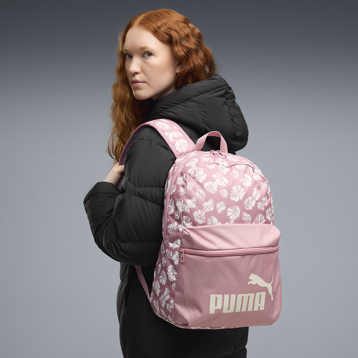Mochila con estampado PUMA PHASE rosa , PUMA