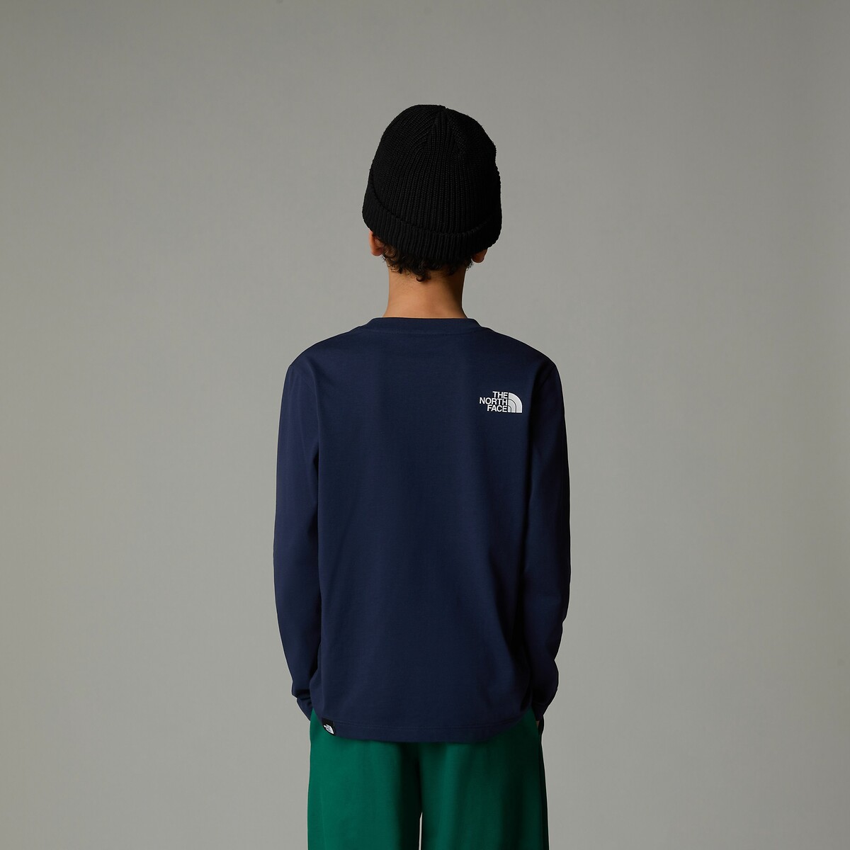 T-shirt à manches longues bleu marine, THE NORTH FACE