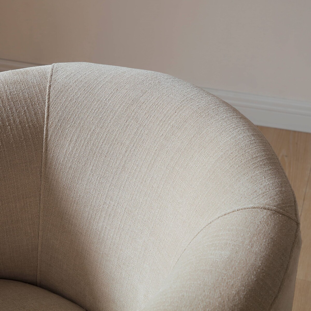 Leland Curve Chenille Tub Chair light taupe, ÉDITÉ