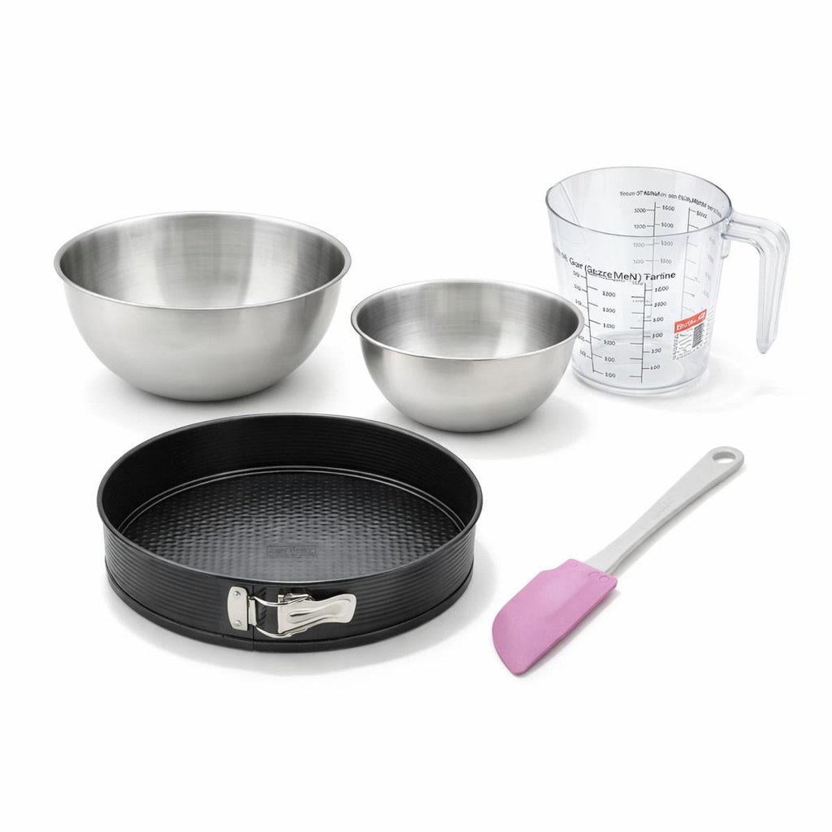 Set pâtisserie moule à manqué 30 cm, 2 bols à mixer, verre noir, ZENKER