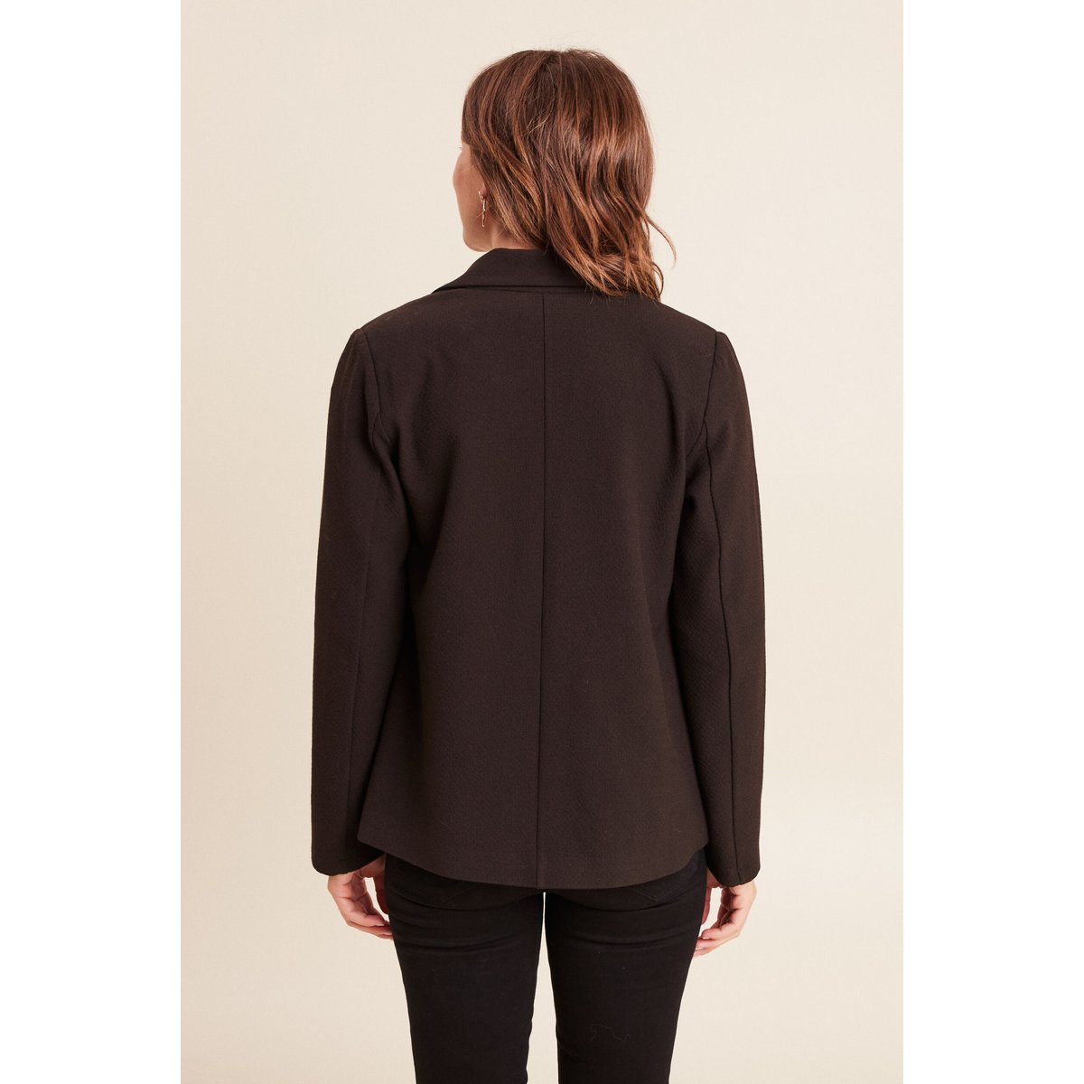 Veste tailleur cintrée marron foncé, BREAL