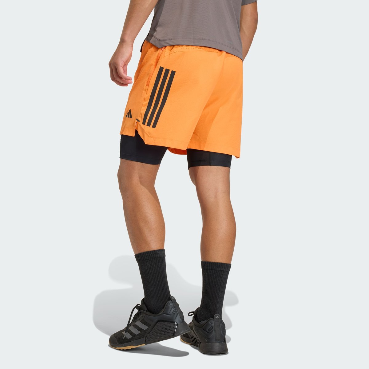 Short D4T Primelift 3 Bandes Short D4T Primelift 3 Bandes pure orange, adidas Performance
