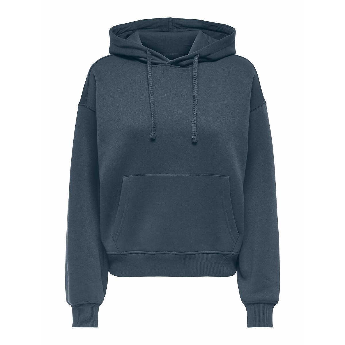 Sweat à capuche bleu foncé denim, ONLY