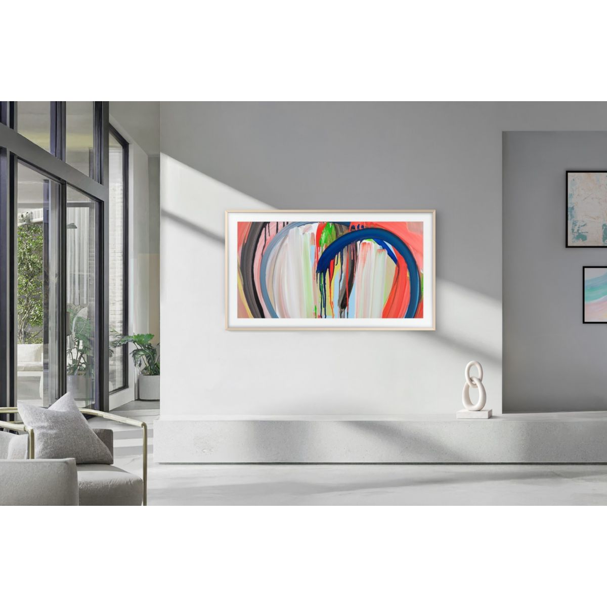 TV QLED The Frame TQ65LS03HA (2026) 65" (163 cm) 4K - Mode art (effet tableau), boîtier déporté, anti-reflet couleur unique, SAMSUNG