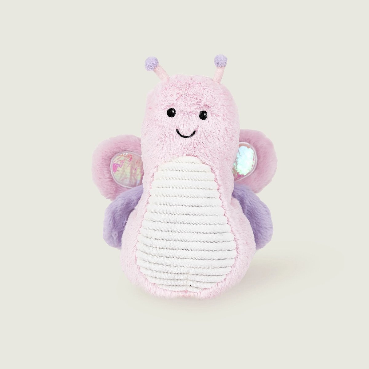 Peluche Bouillotte Papillon Junior rose, WARMIES