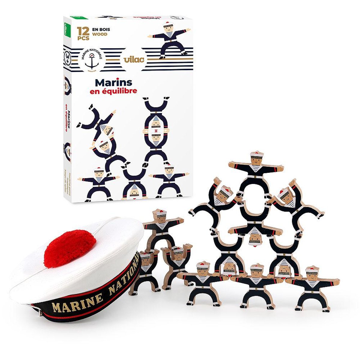 Jeu d'équilibre Les p'tits matelots bleu, VILAC