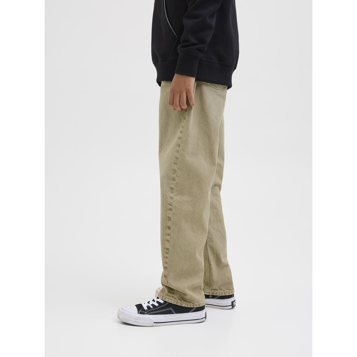 Jean Coupe Décontractée JJICHRIS JJORIGINAL SQ 410 SN JNR Jean coupe décontractée Junior blanche - desert dust, JACK & JONES JUNIOR