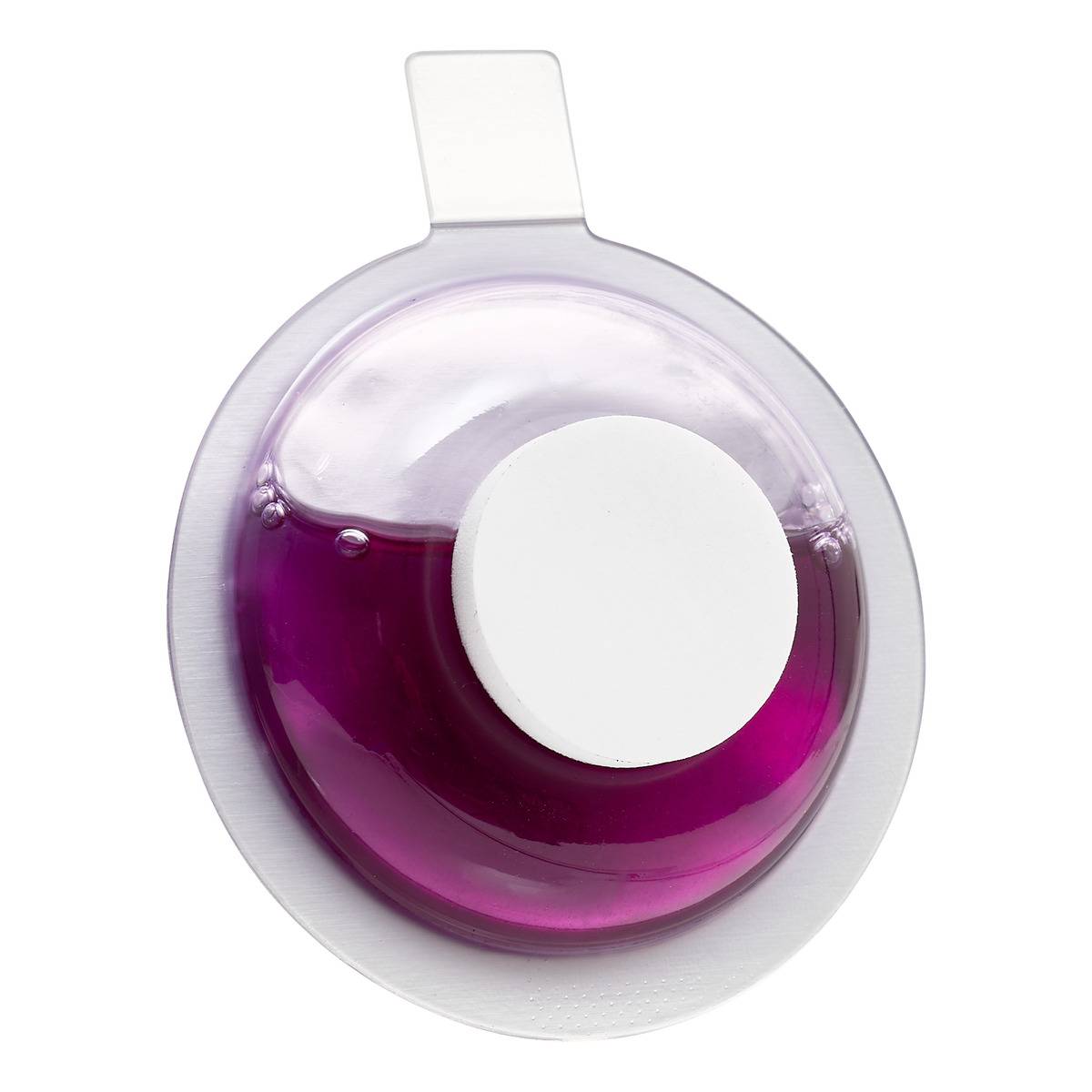Désodorisant poubelle rond D.5cm transparent rouge, 5FIVE SIMPLY SMART