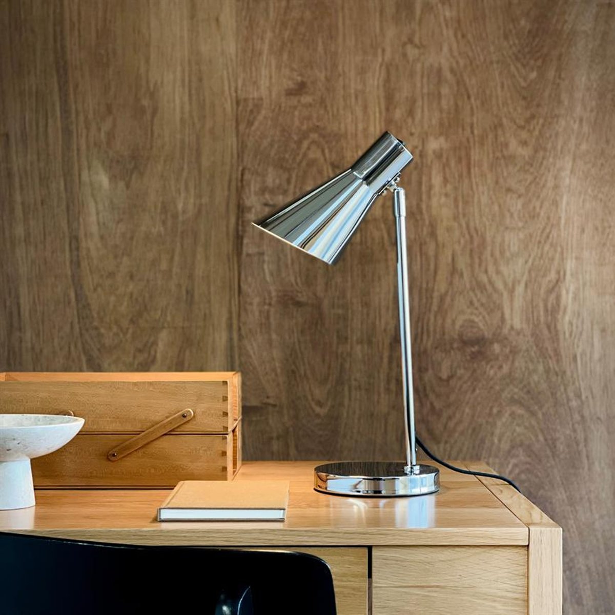 Lampe à poser DL12 Chrome chrome, DYBERG LARSEN