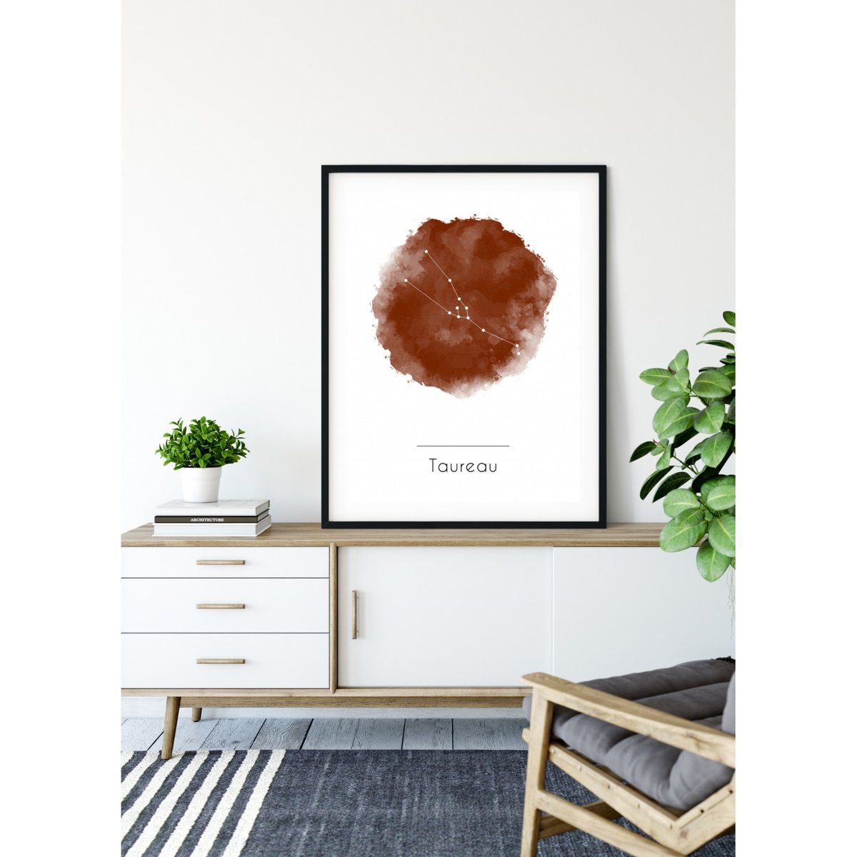 Affiche Taureau blanc, L'AFFICHERIE