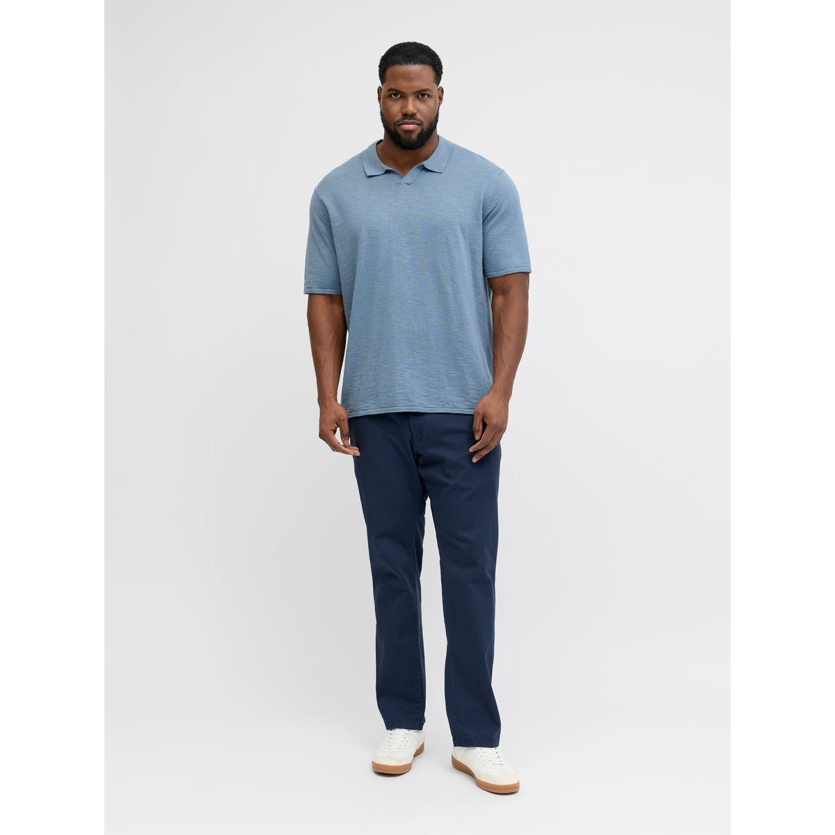 Polo grise - blue mirage, JACK & JONES