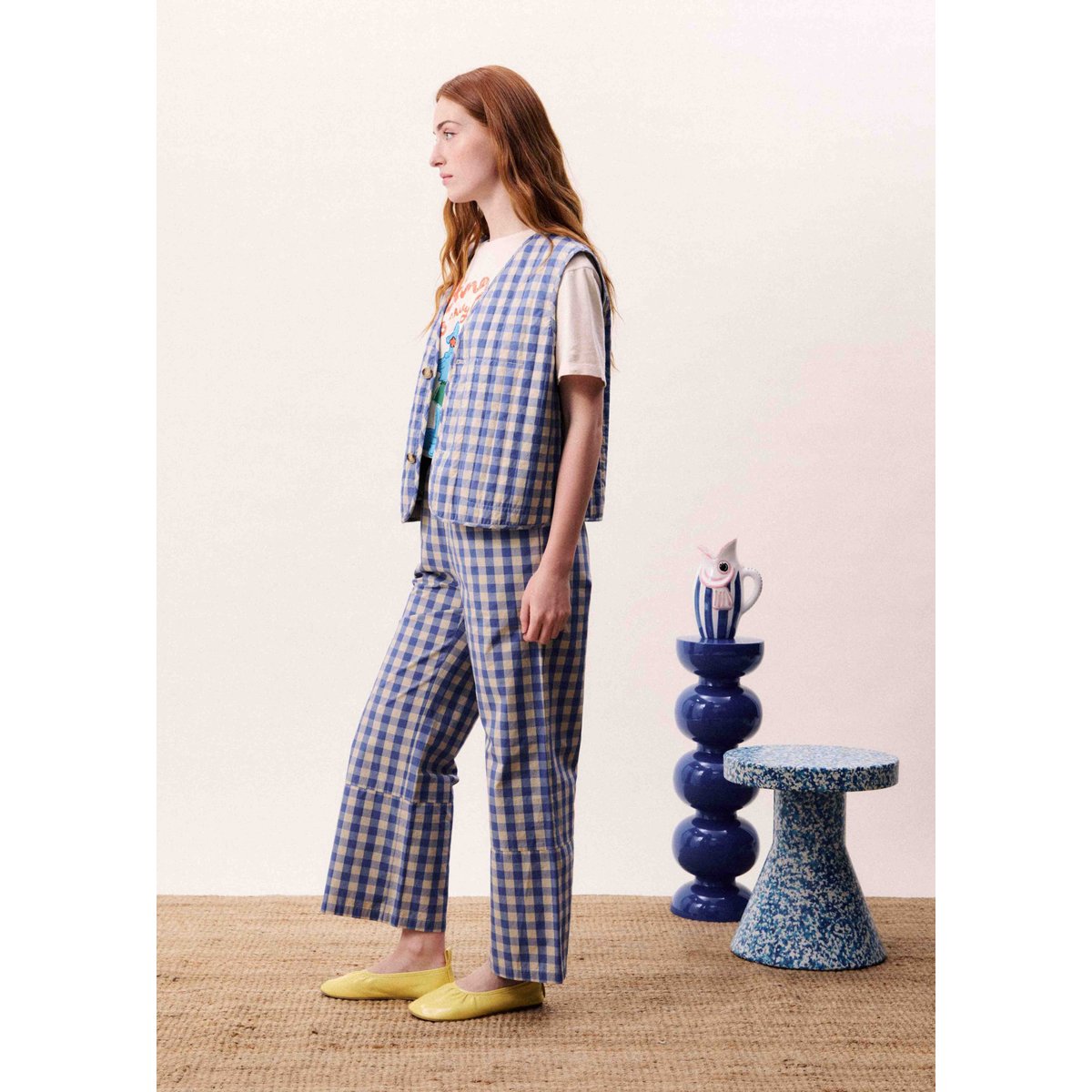 Gilet REGALIA bleu azur, FRNCH